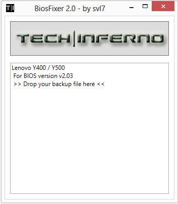 Lenovo Y400-Y500 Unlocked BIOS/Wlan Whitelist Files