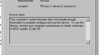 error 35 with nvidia gts 250 - DIY e-GPU Projects - Tech|Inferno Forums