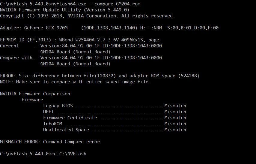 Board error. Nvflash Windows 10 x64. Error GM. Mismatch Error. Mismatch Error Metro Version.